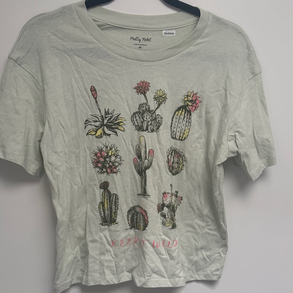 Pretty Rebel Cactus Graphic T-Shirt